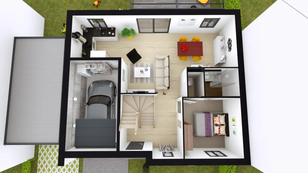 surélévation maison saint-nazaire